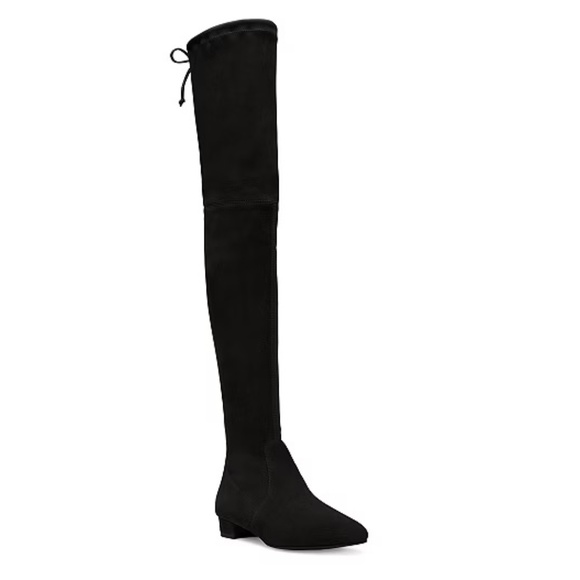 NWT Stuart Weitzman Black Genna City 25 Suede Over-Knee Boot W9/40 - Picture 10 of 12